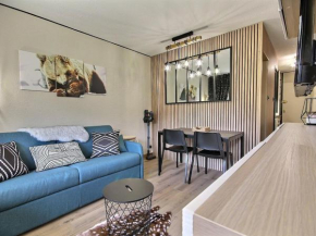 Joli studio rénové pour 4, au pied des pistes, balcon, cuisine équipée, non fumeur - FR-1-455-235
